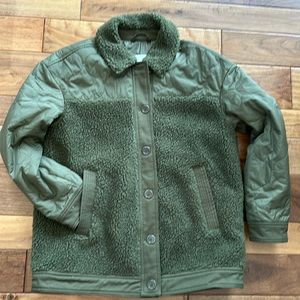 Madewell Hybrid Sherpa jacket.